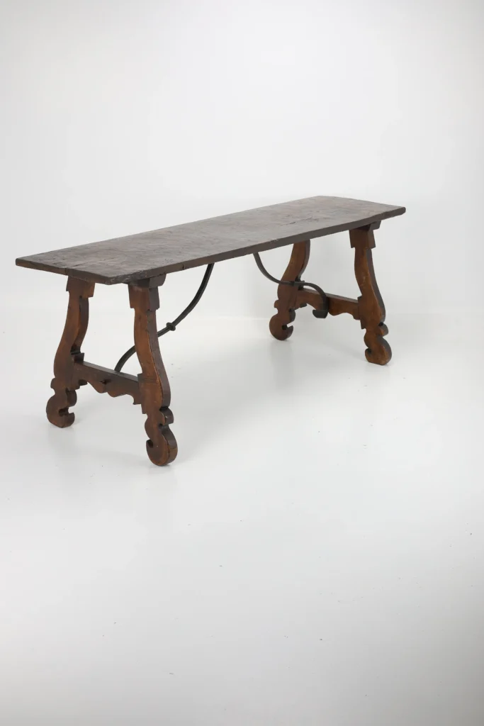 A Baroque oak table from Italy circa 1760