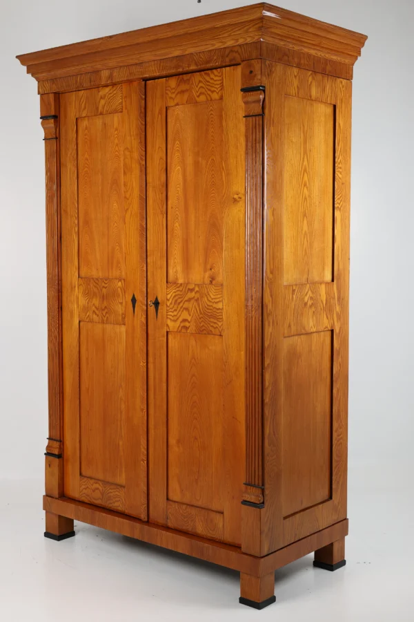 Original Biedermeier Ash Wardrobe, 1820–1825
