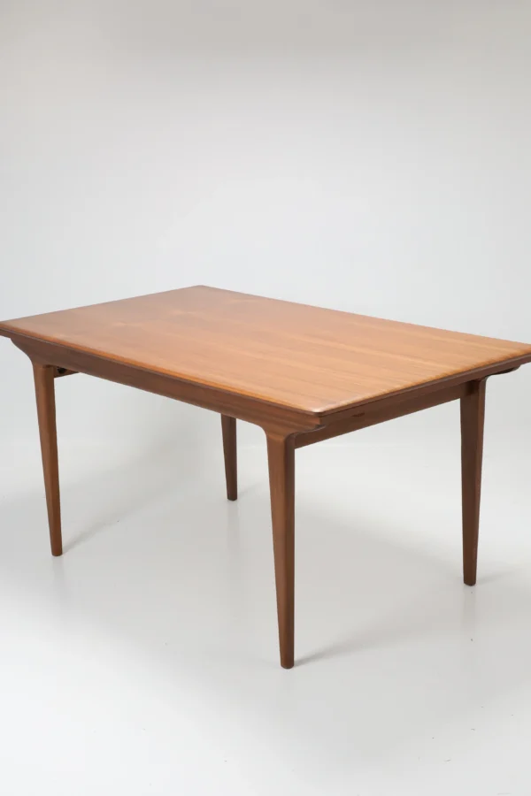 Danish Teak Extendable Dining Table in the Style of Johannes Andersen, 1960s