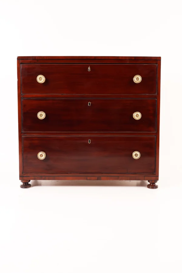 Early 19th Century English Mahogany Chest of Drawers, circa 1825