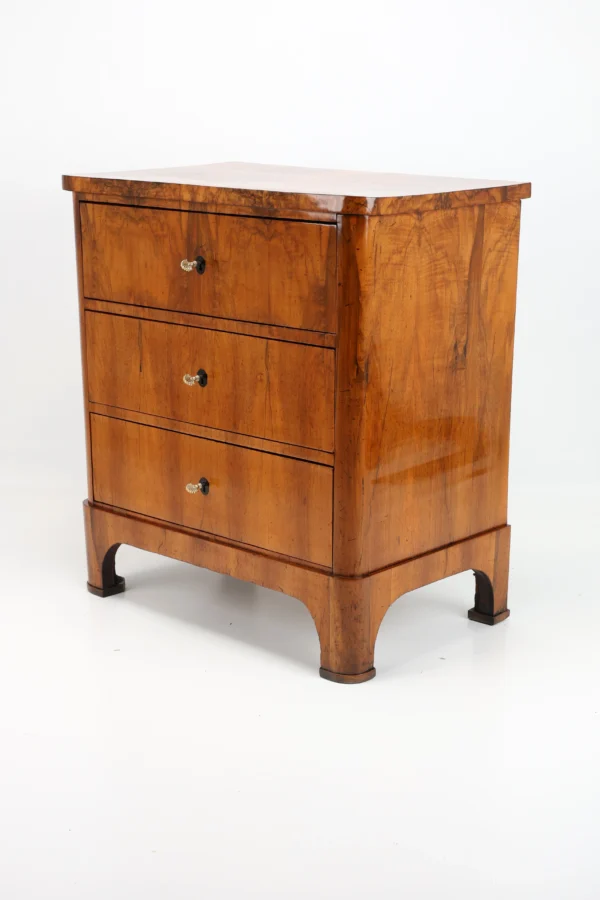 Antique South German Chest of Drawers, Circa 1825 – Walnut Veneer