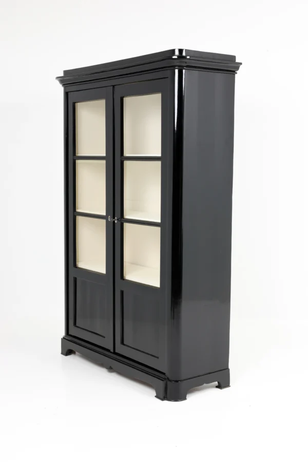 Late Biedermeier Ebonised Display Cabinet, Central Europe, Circa 1835