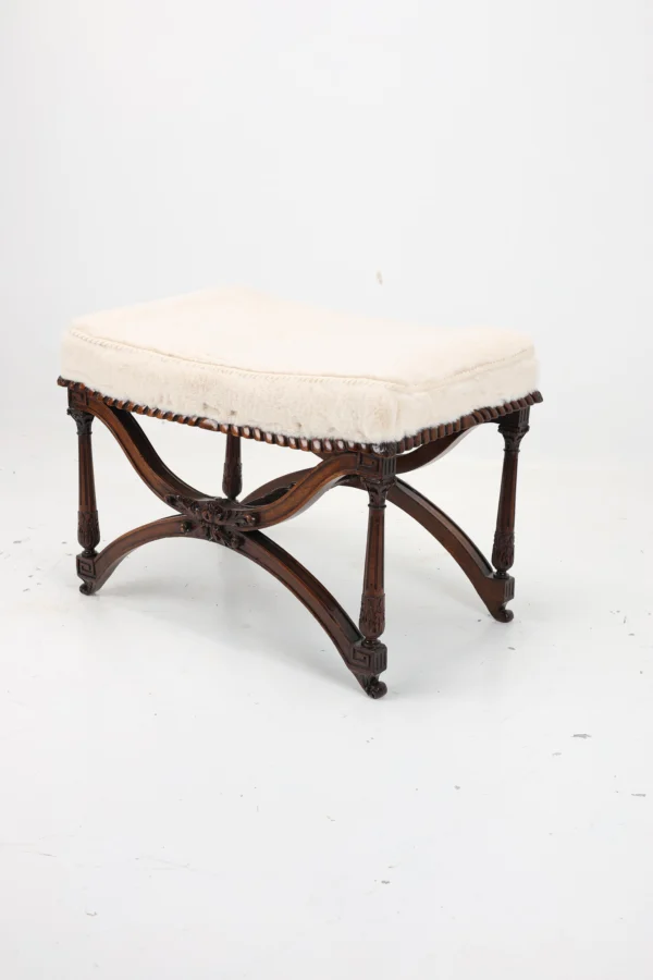 Antique Empire-Style Stool